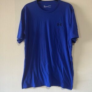 Under Armour heatgear loose fitted short sleeve shirt | size L | blue